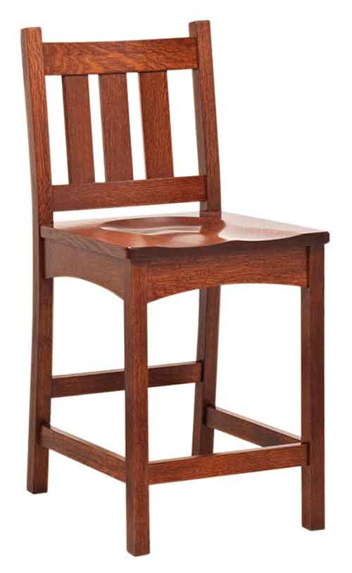 Amish Vintage Mission Bar Stool